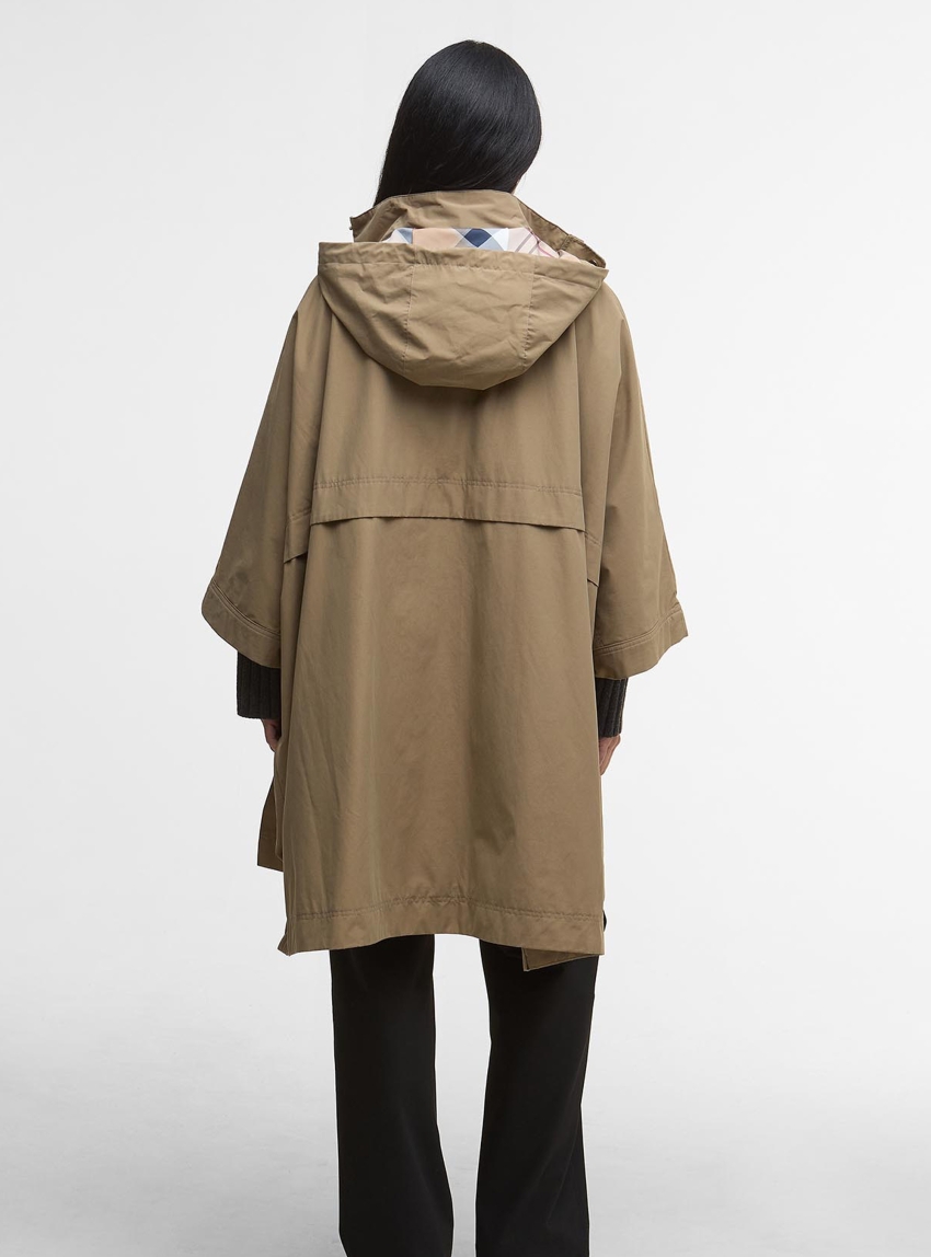 Barbour Everlee Showerproof Cape - Dark Beige