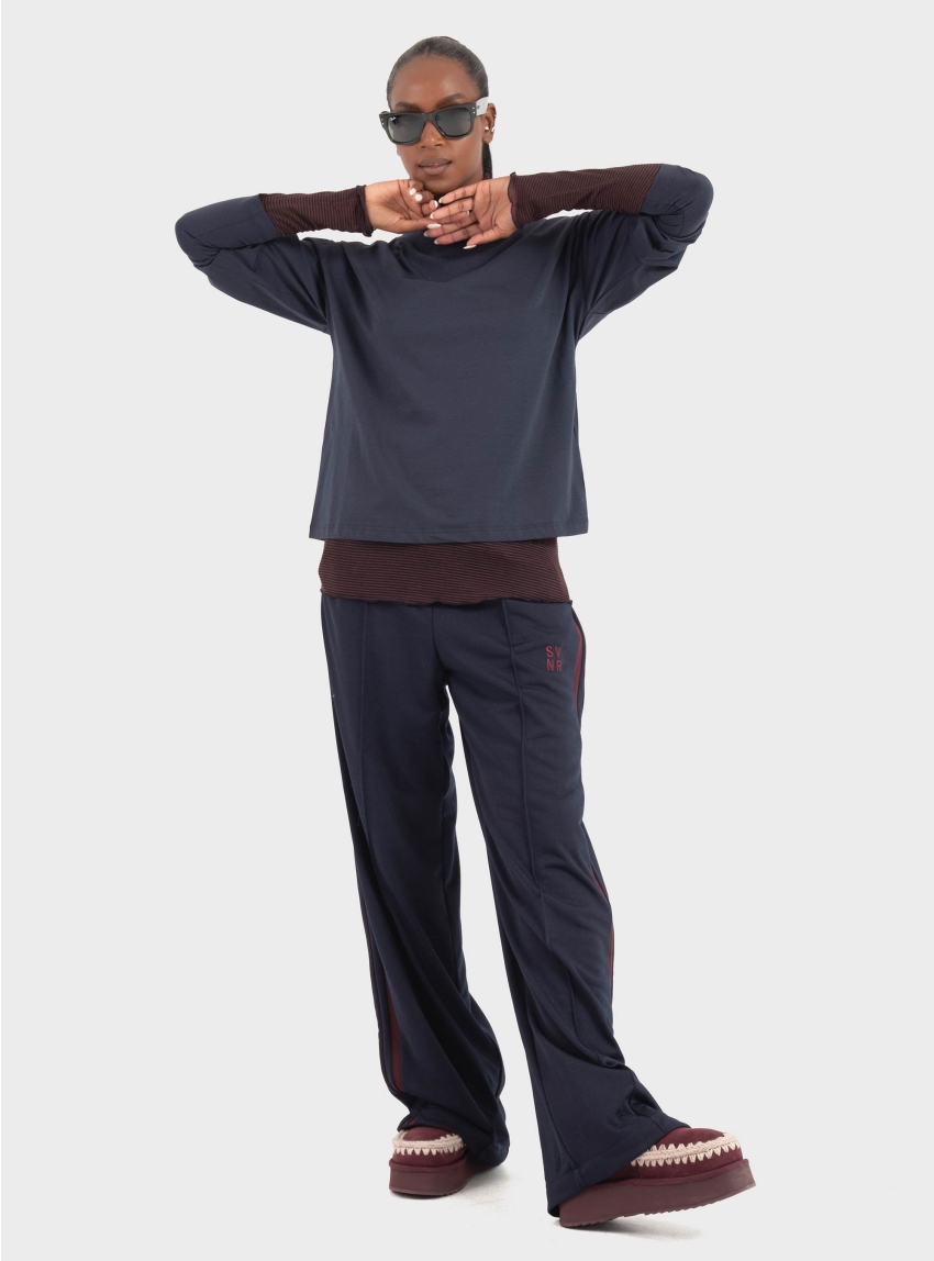 Souvenir Relaxed Fit Blouse - Dark Blue