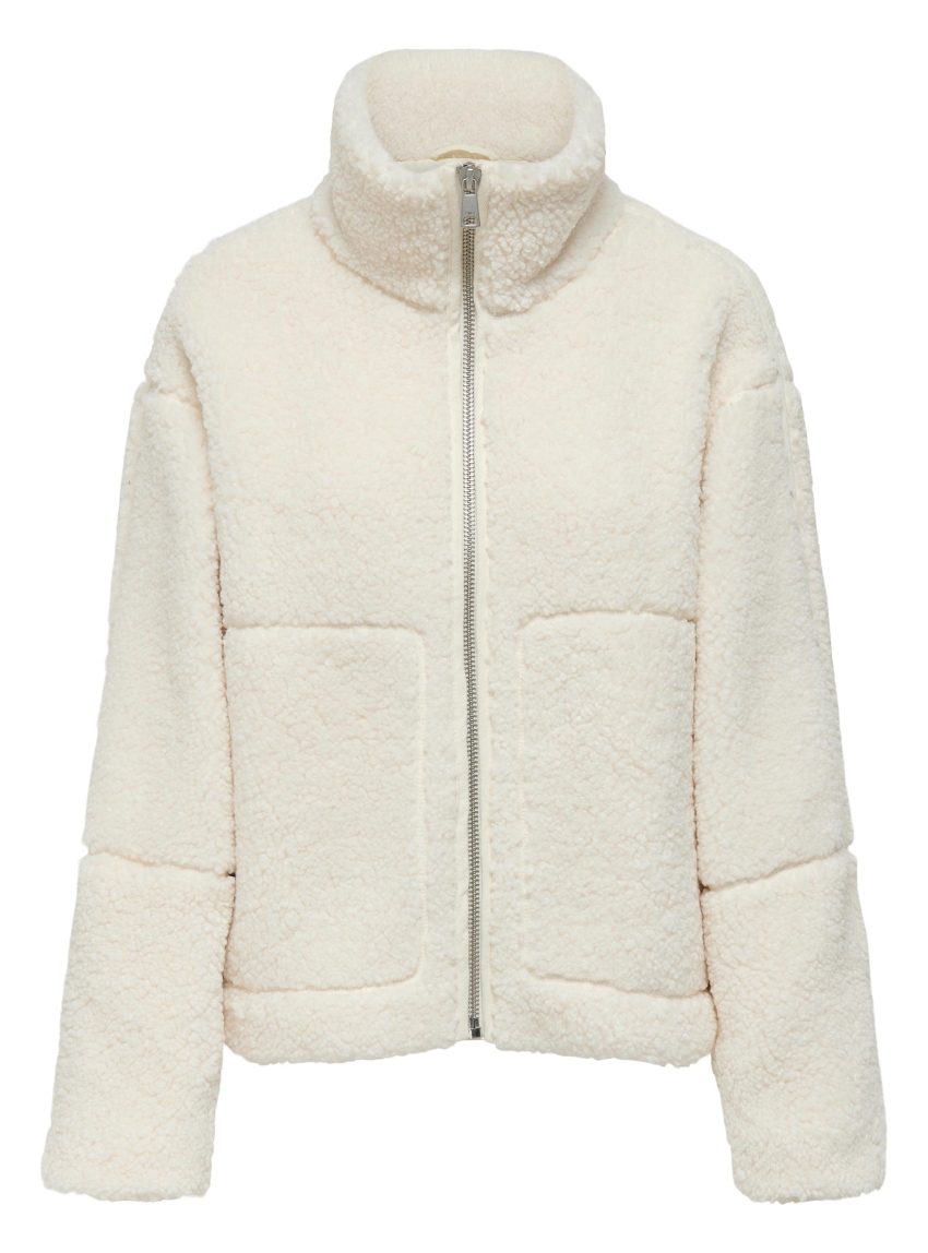 Only Aspen Teddy Jacket - White