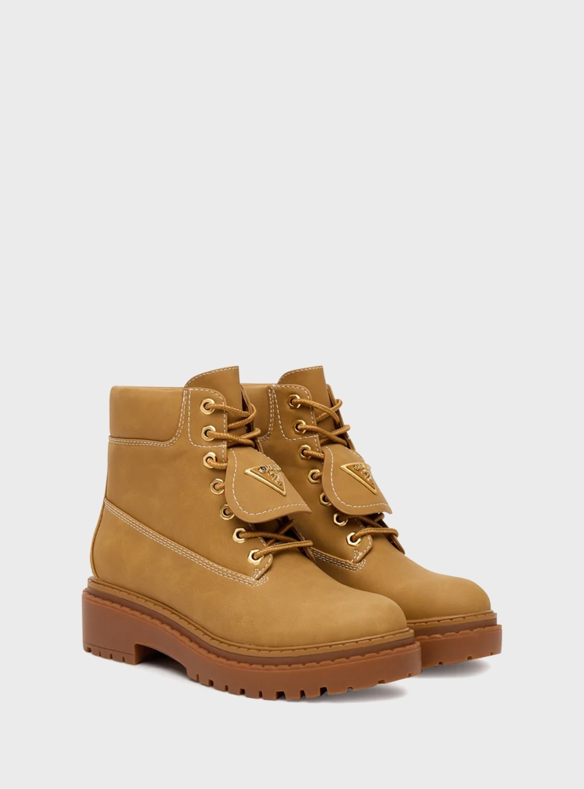 Guess Leavey Boots - Tan