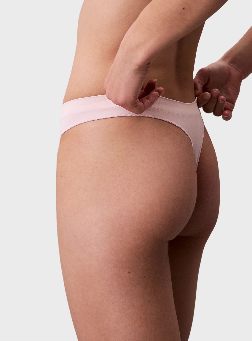 Calvin Klein 3 Pack Thongs - Bonded Flex Seamless - Multi Colors