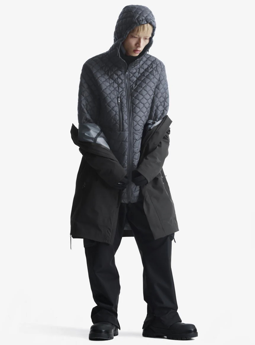 Krakatau Plank Liner Parka Qm552 - Black