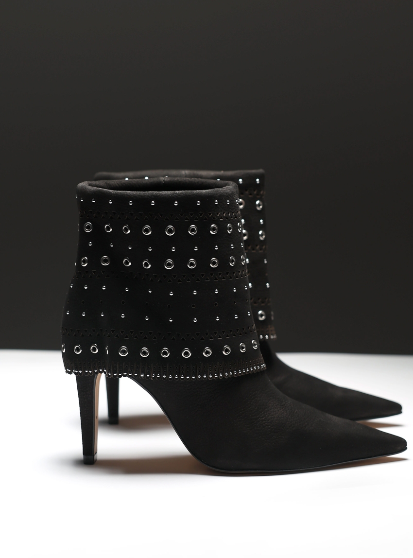 Carrano Leather Ankle Boots - Black