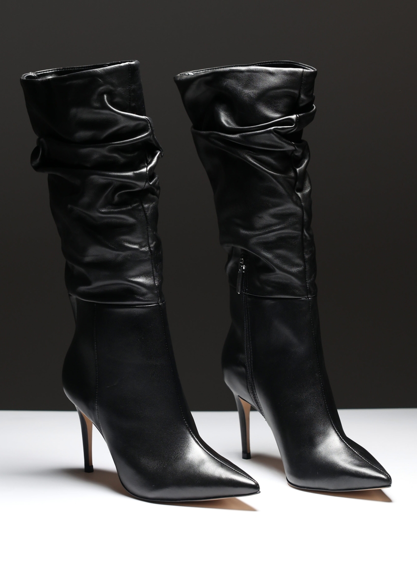 Carrano Leather Boots - Black