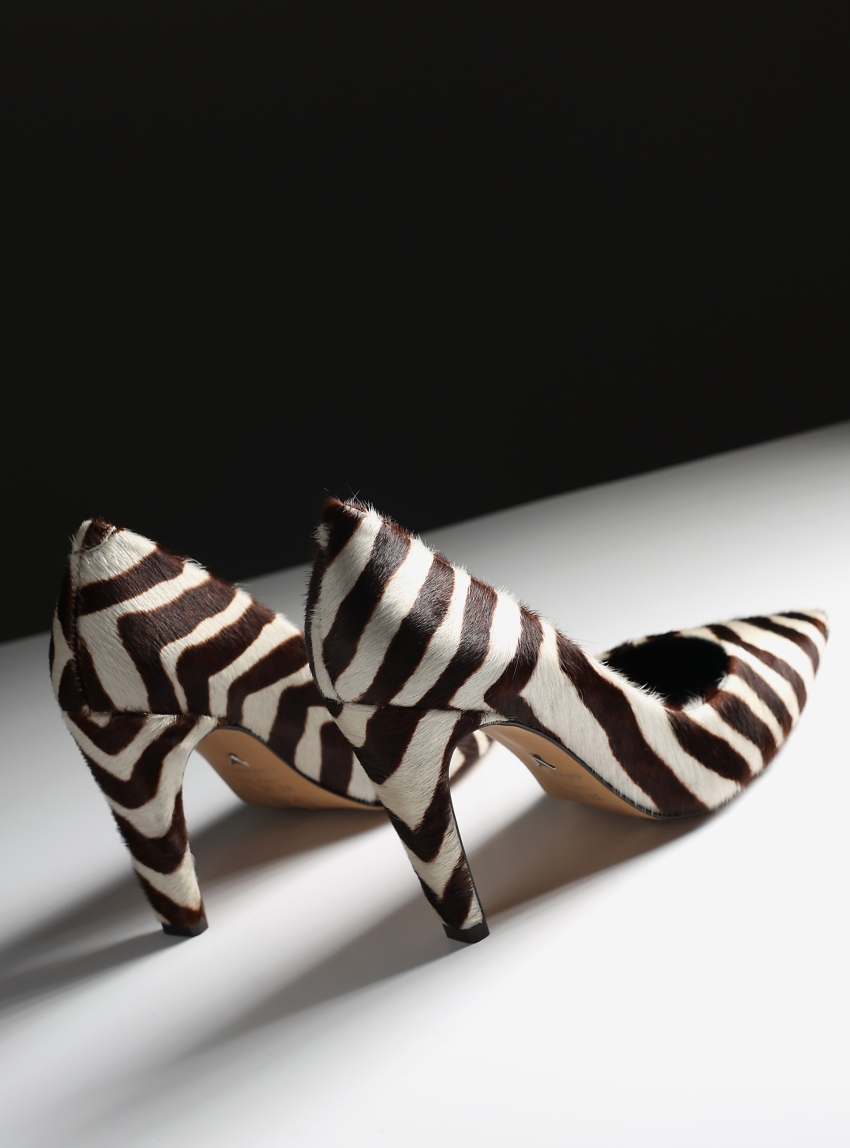 Carrano Heels - Zebra Print