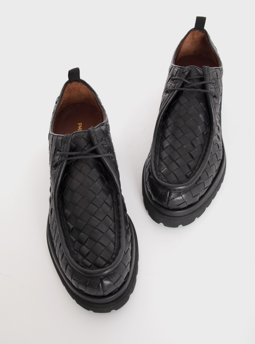 Philippe Lang Lace Up Shoes - Black