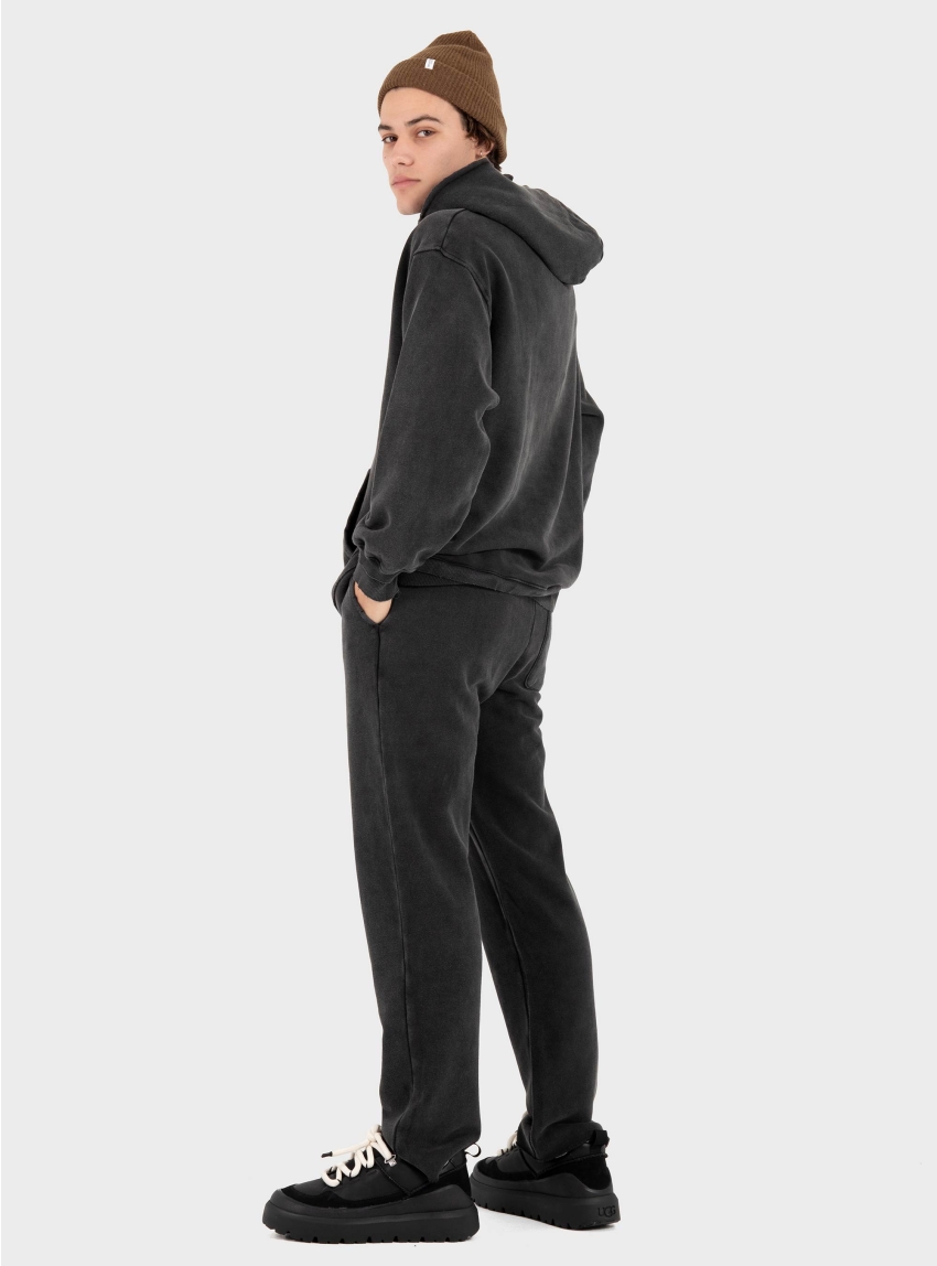 Dirty Laundry Relaxed Hoodie With Rib Details - Washed Black