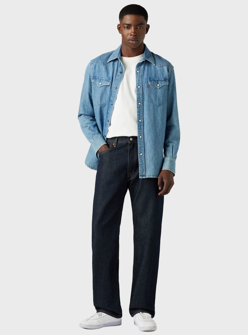 Levi's 555™ Relaxed Straight Jeans - Unwashed Denim