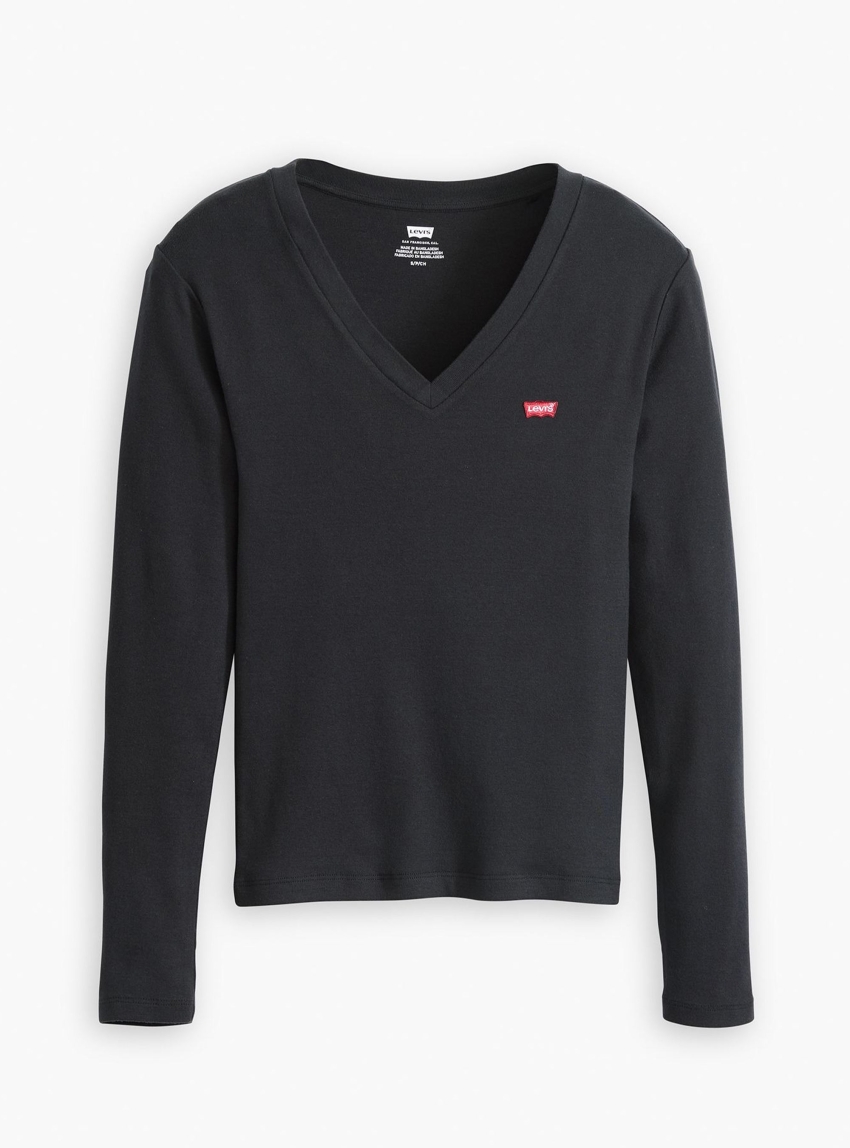 Levi's Essential Housemark Long-sleeve Tee - Black