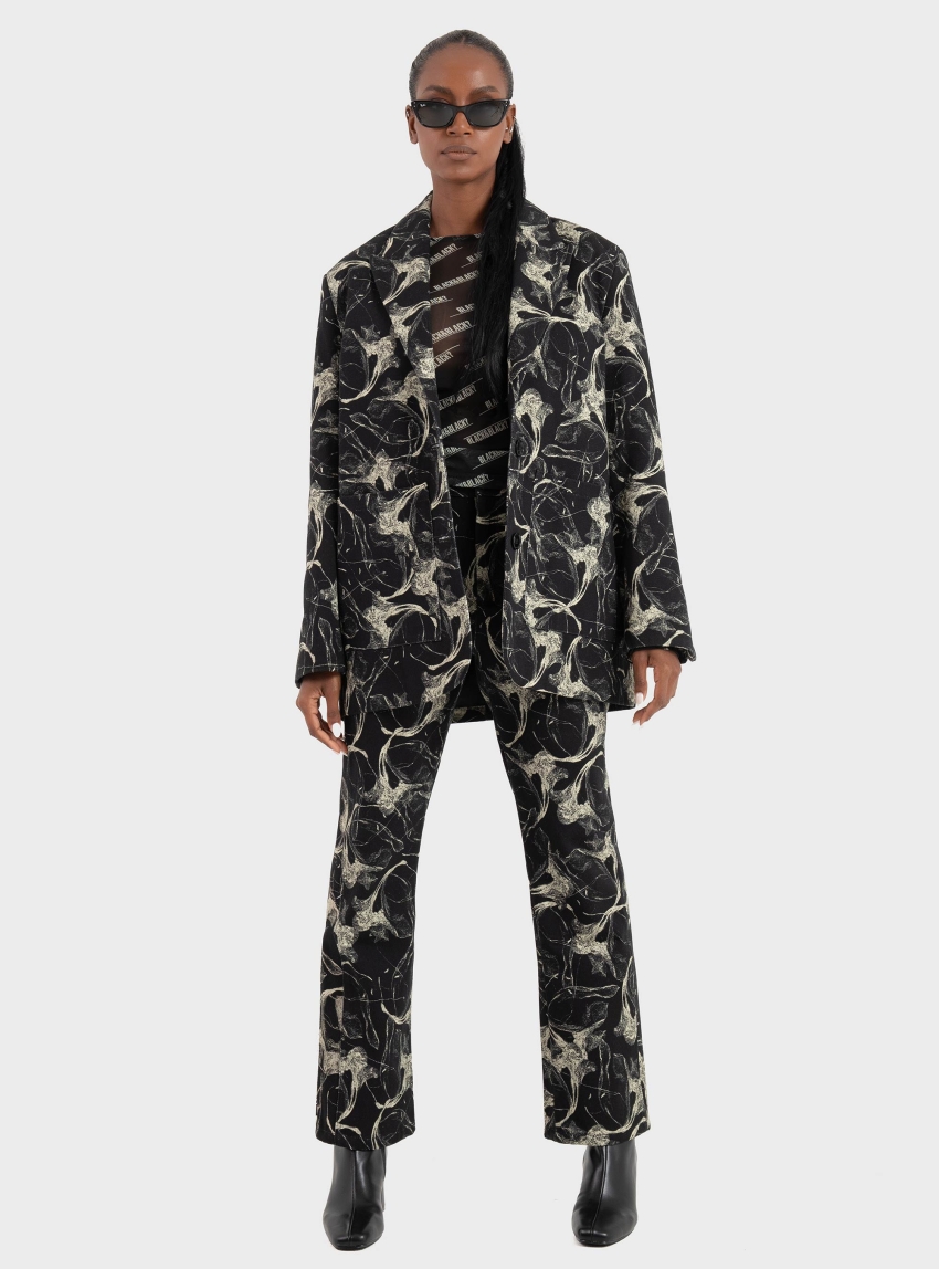 Black & Black  Denim Blazer - Denim