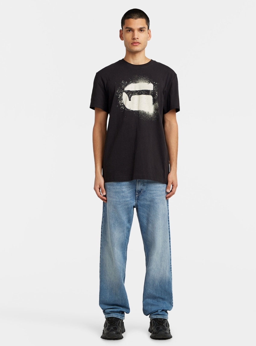 G-Star Spray G Logo T-Shirt - Black