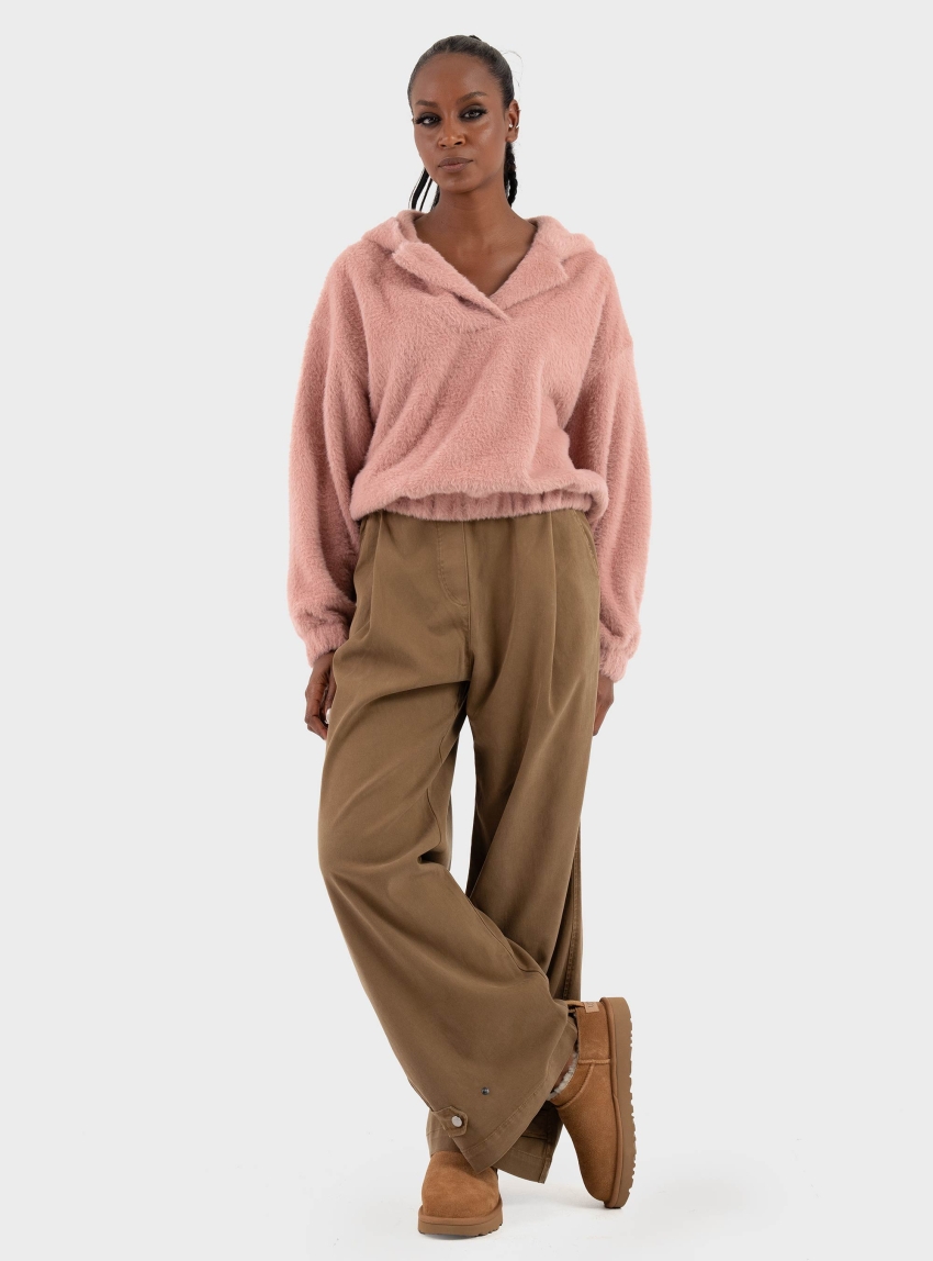 Deha Twill Pants - Brown