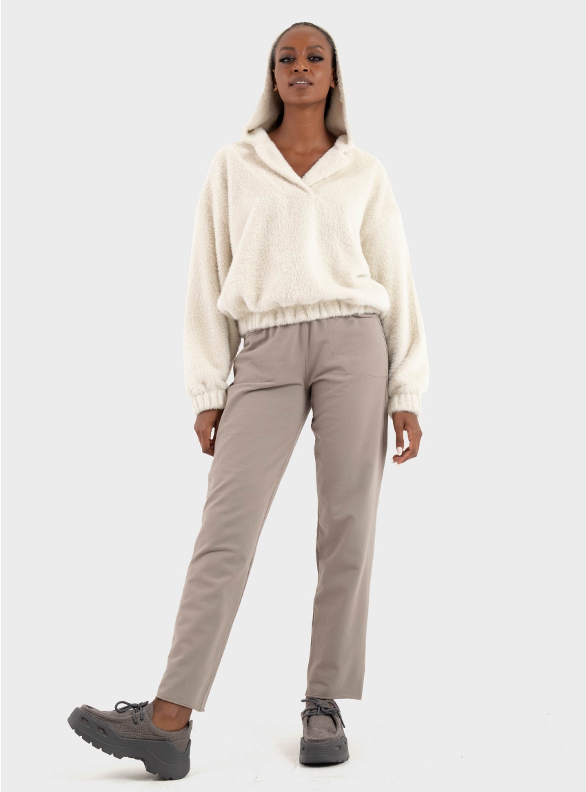 Deha Hooded Sweatshirt - White