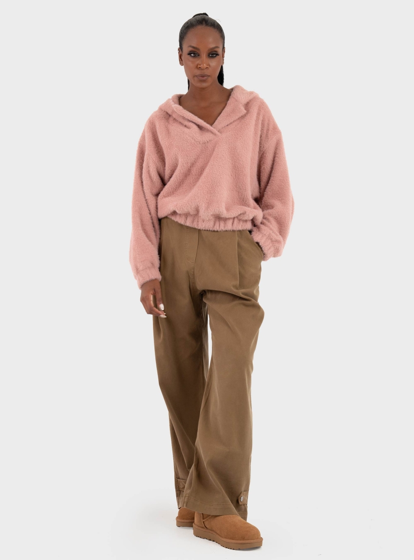 Deha Hooded Sweatshirt - Pink