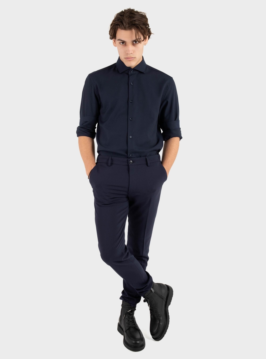 Drykorn Ajend Slim Fit Trousers - Blue