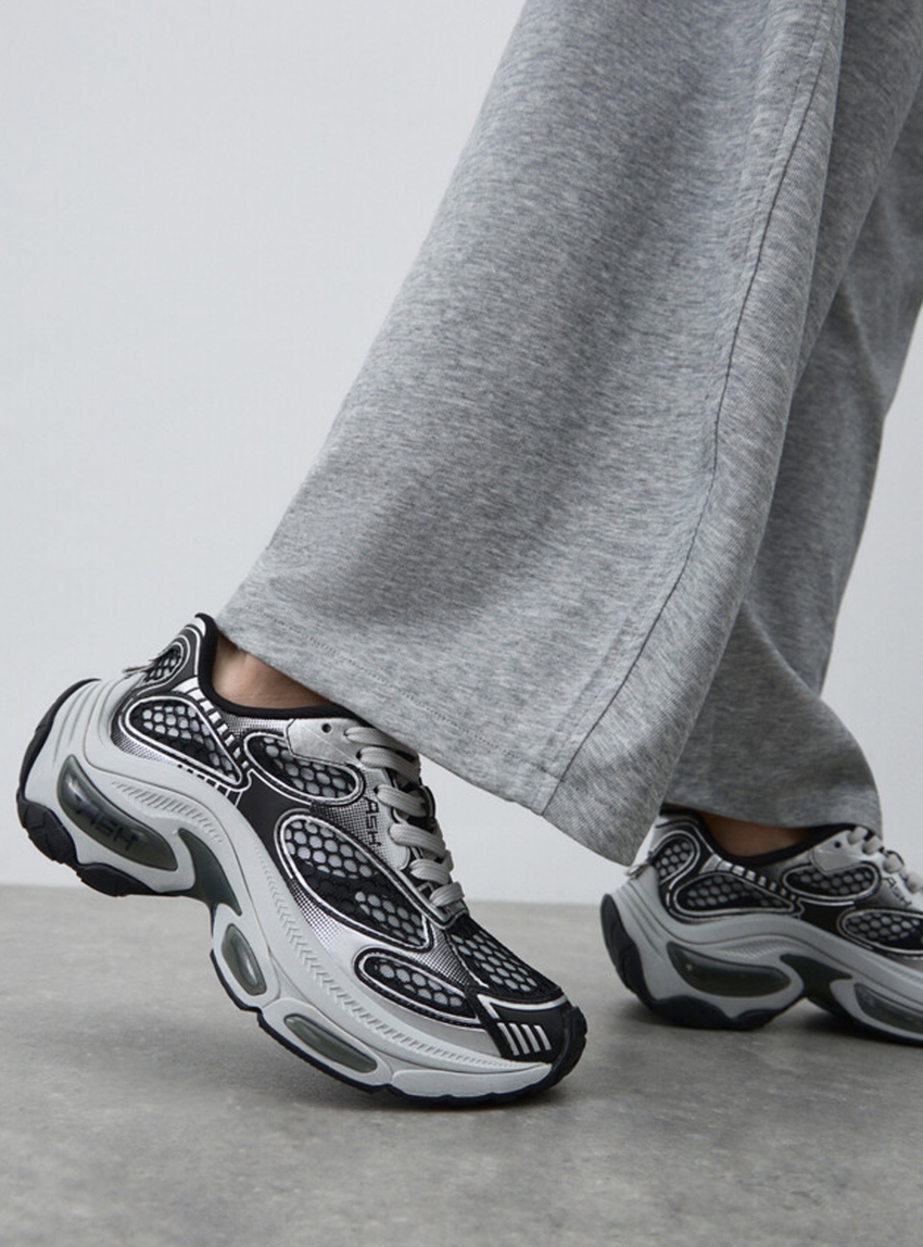 Ash Dragon Sneakers - Silver