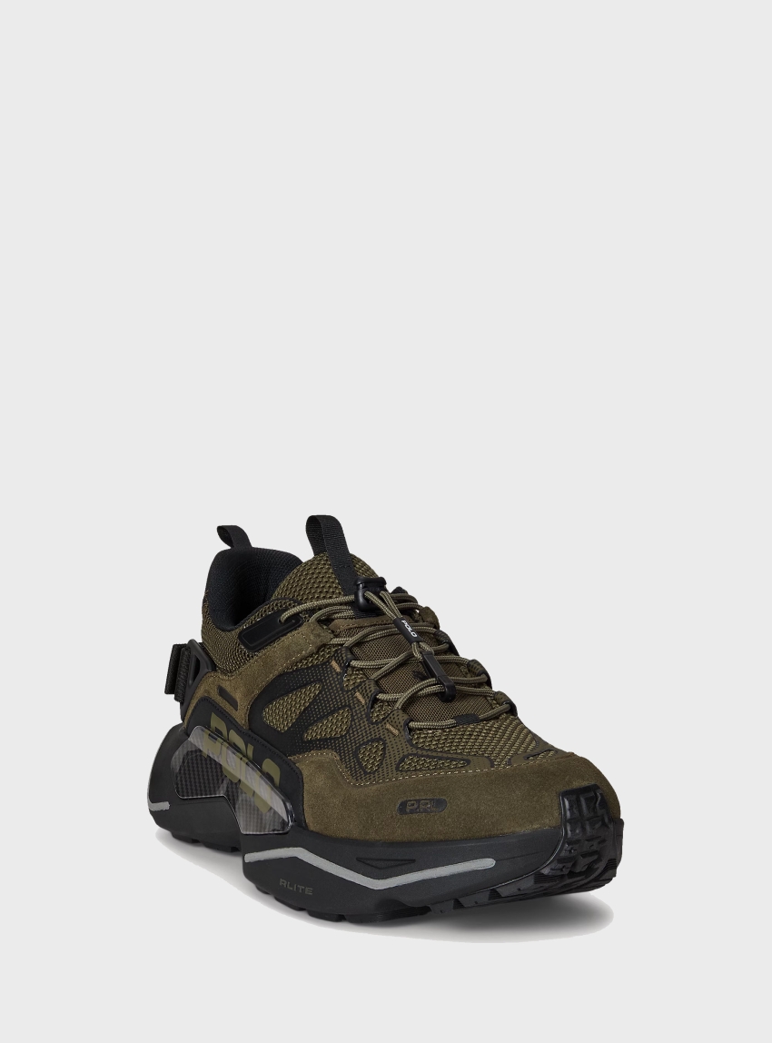 Polo Ralph Lauren Adventure 400 Trail Trainers - Dark Olive Green