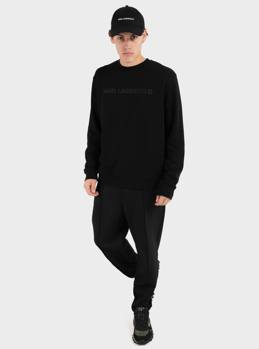 Karl Lagerfeld Crewneck Sweater - Black