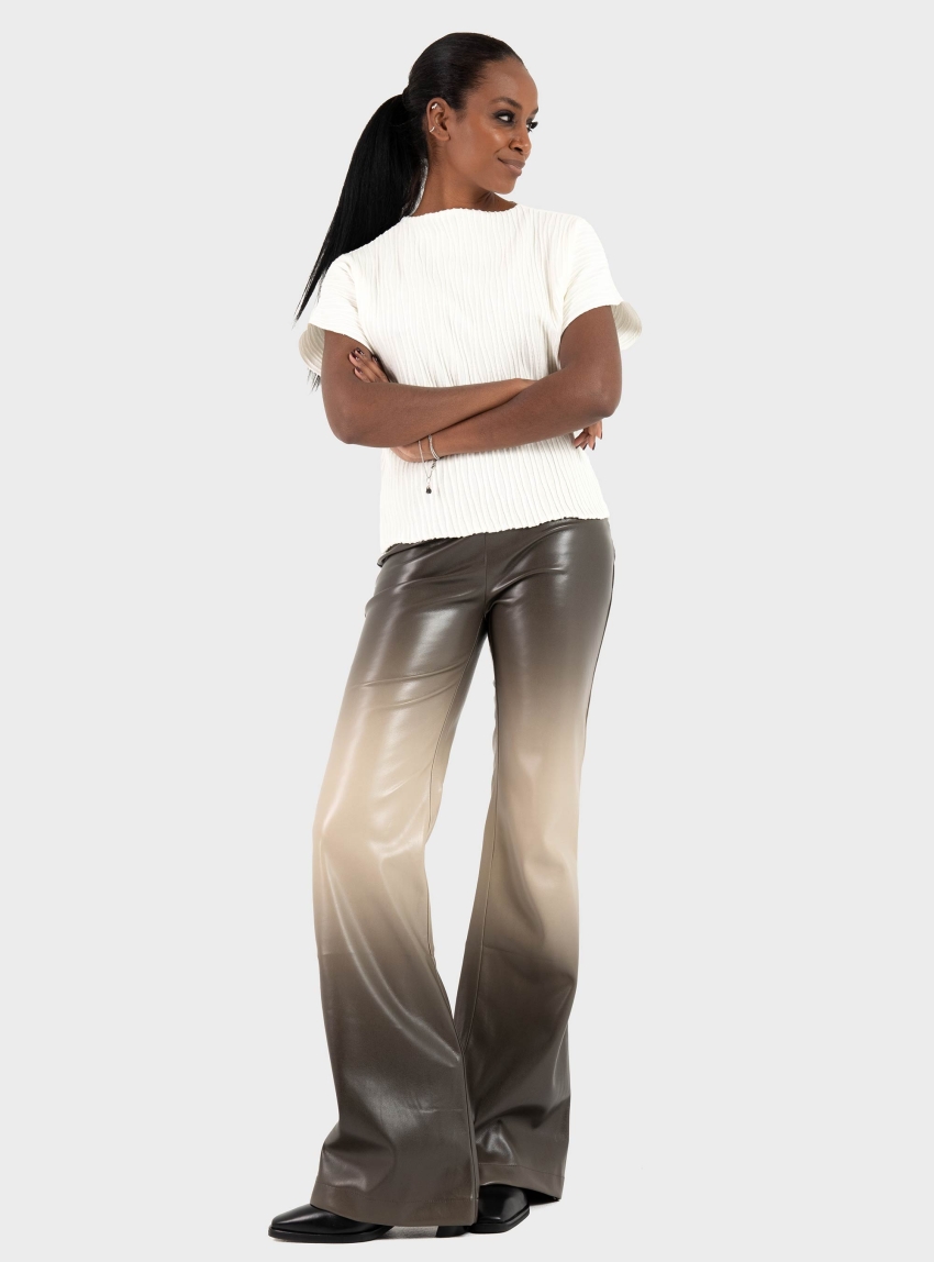 Ioanna Kourbela Knit Crop Top – Knit Nervure - Ecru