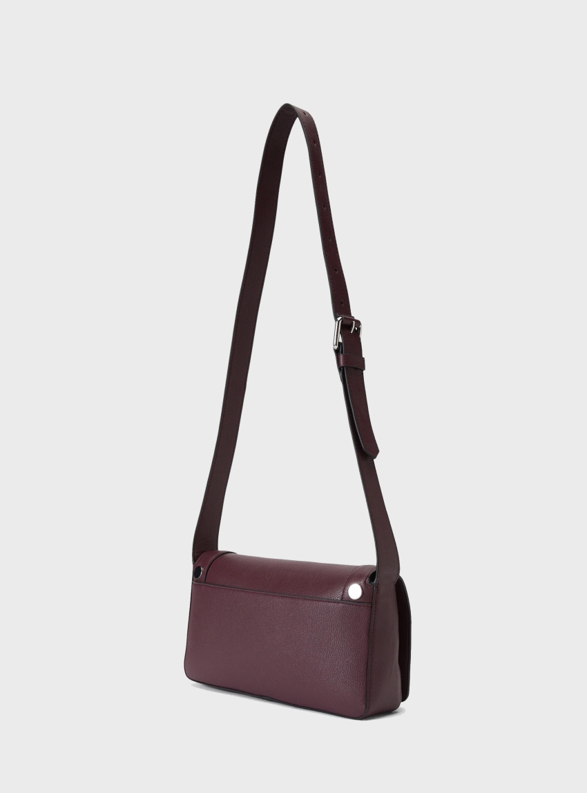 Karl Lagerfeld K/Rocky Marais Shoulder Bag - Bordeaux