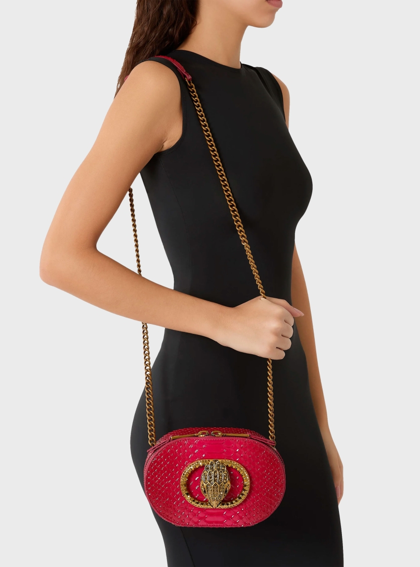Kurt Geiger Small Chelsea Camera Bag - Red