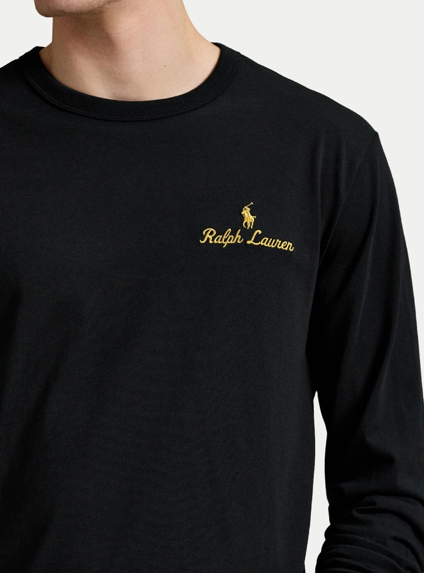 Polo Ralph Lauren Polo Bear Long Sleeve T-Shirt - Black