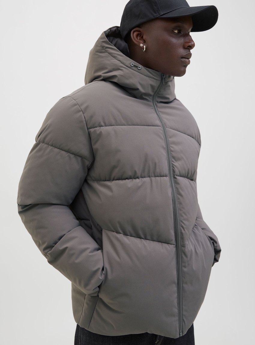 Jack & Jones Global Puffer Jacket - Grey