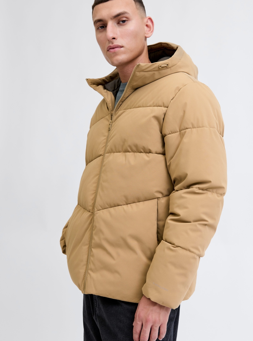Jack & Jones Global Puffer Jacket - Beige