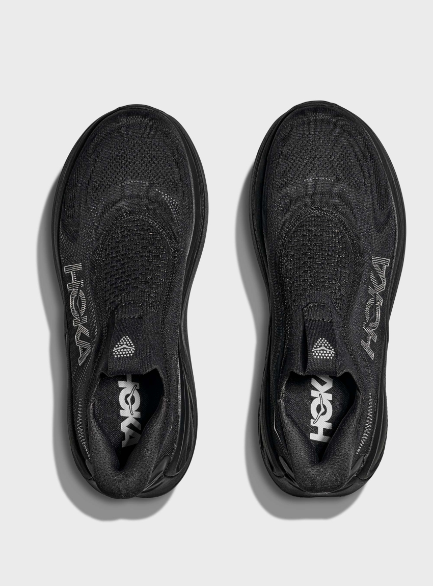 Hokka One One Skyward Laceless Sneakers - Black