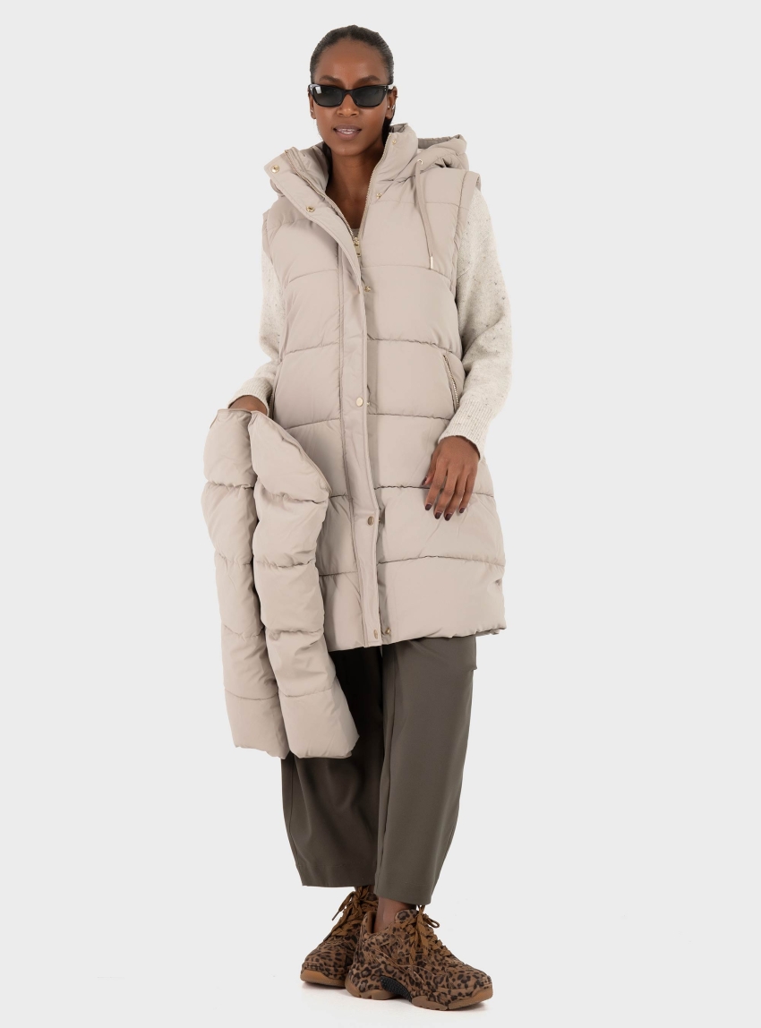 Only Dixie 2In1 Puffer Coat - Light Beige