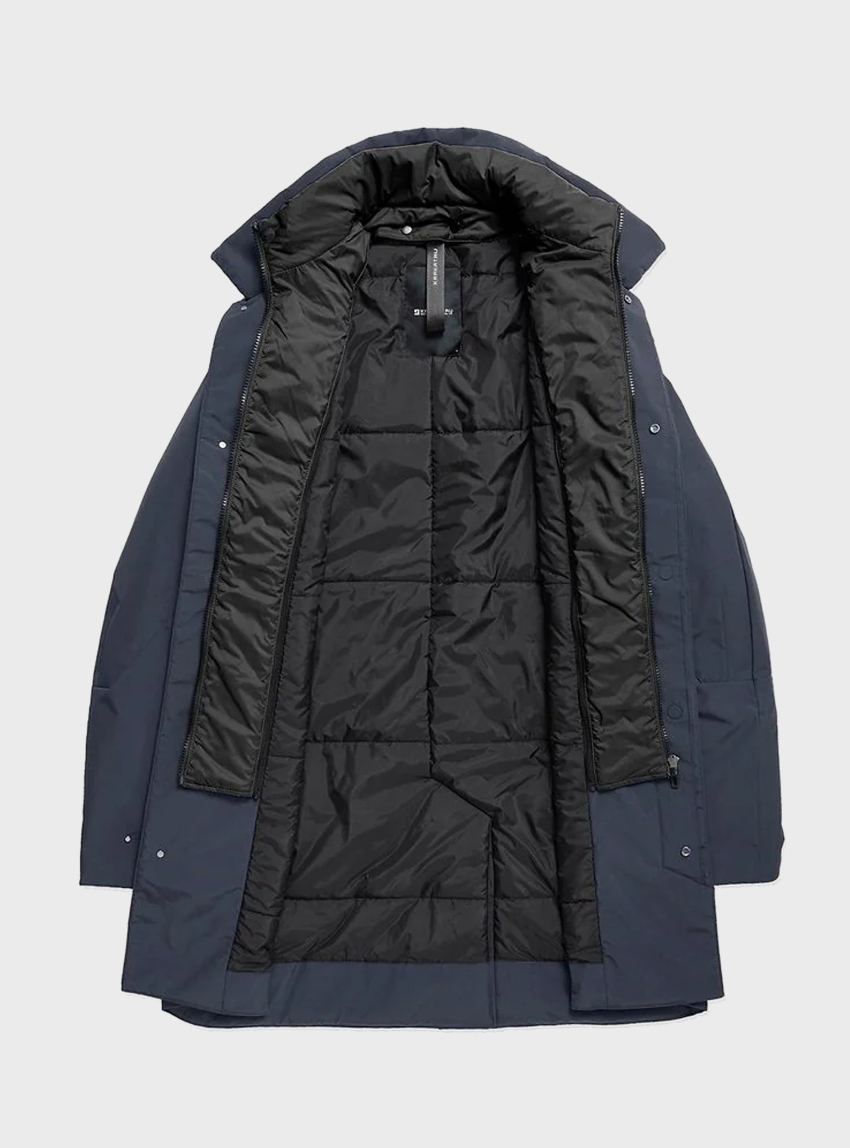 Krakatau Bleriot Trench Coat - Navy