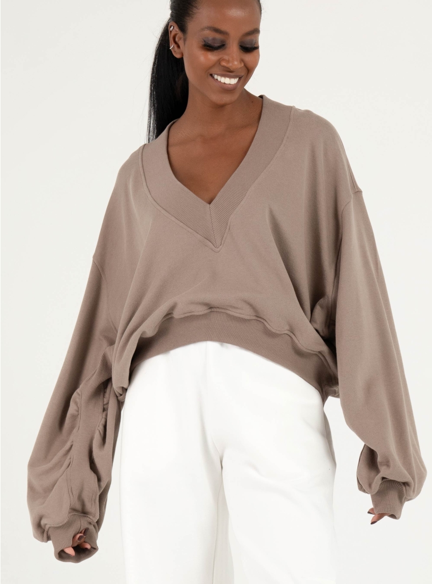 Four Minds BLOUSE - Light Brown