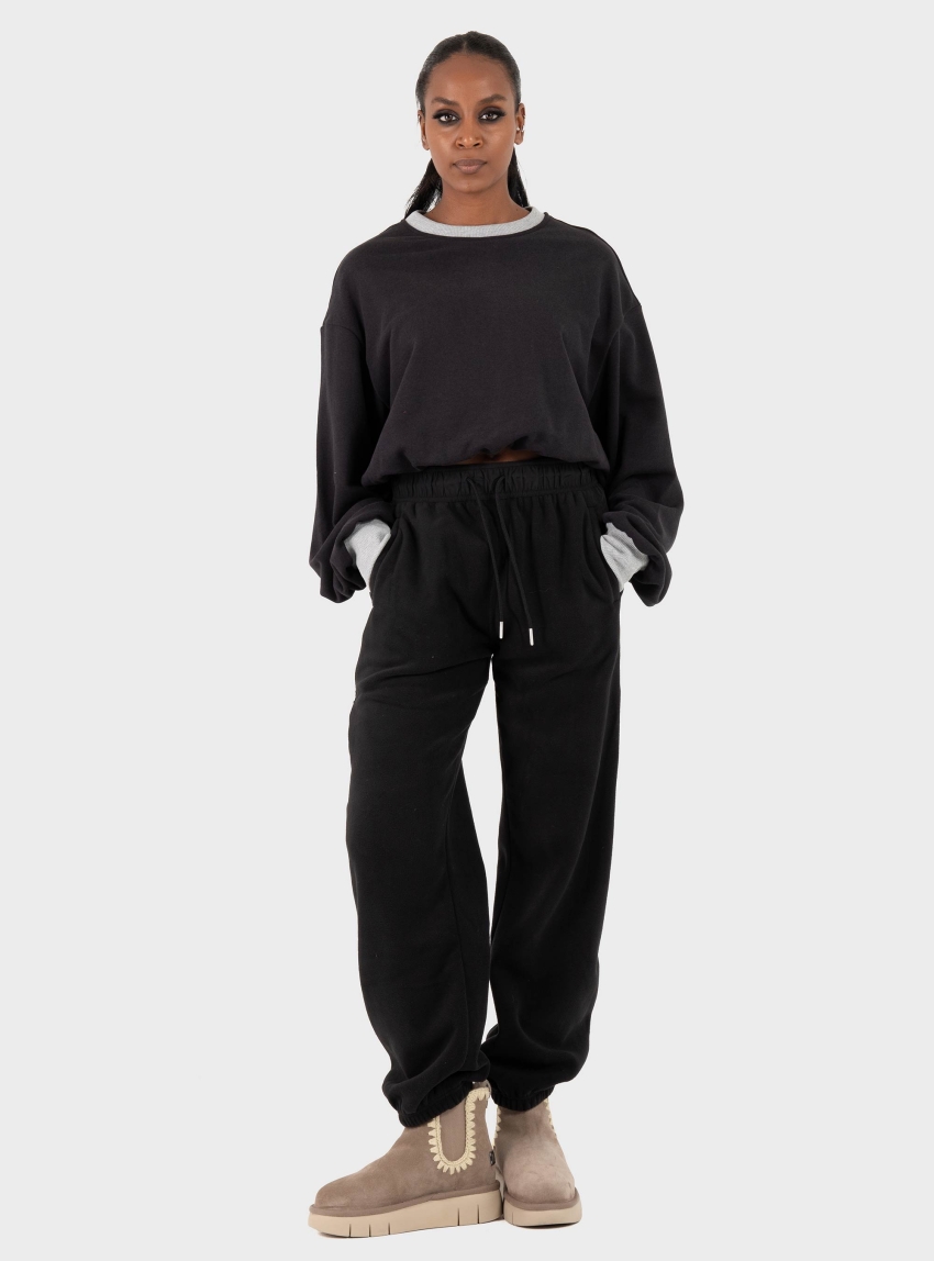 Four Minds CROP BLOUSE - Black