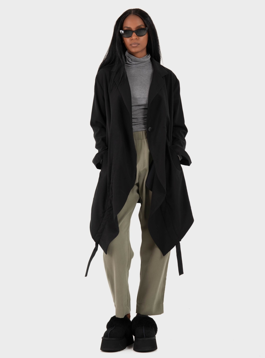 AE ER SANTOLINA BLAZER - Black