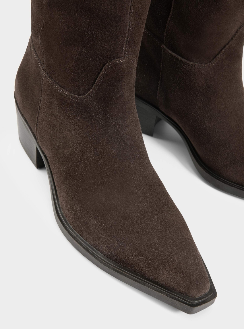 Vagabond Kelsey Suede Boots - Brown