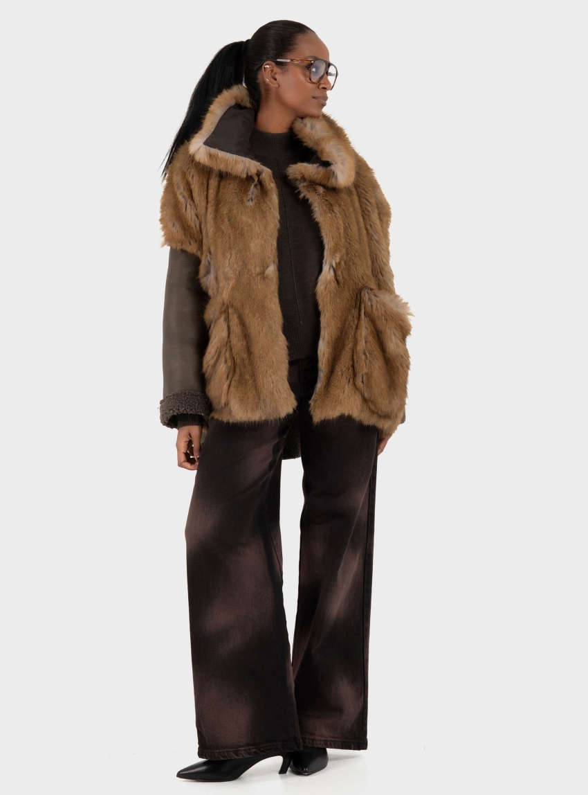 Souvenir Noah Wide Jeans - Brown