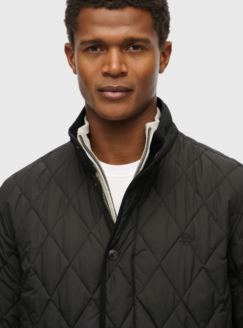 Superdry Quilted Estate Jacket - Black