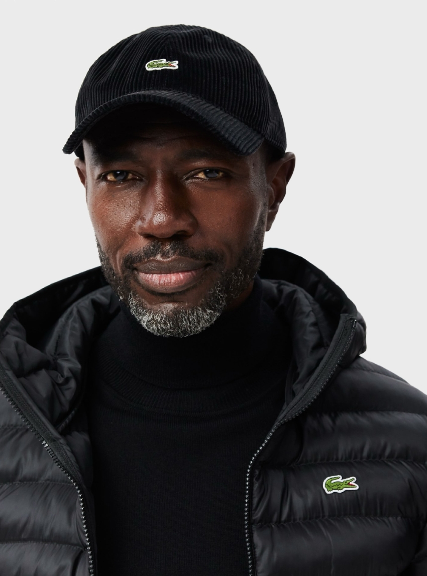 Lacoste Water-Repellent Quilted Puffed Jacket - Black