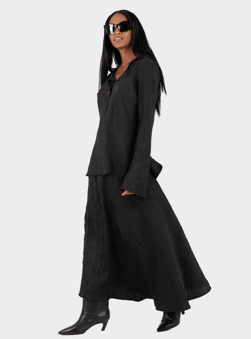 Black & Black  SHIRT - Black