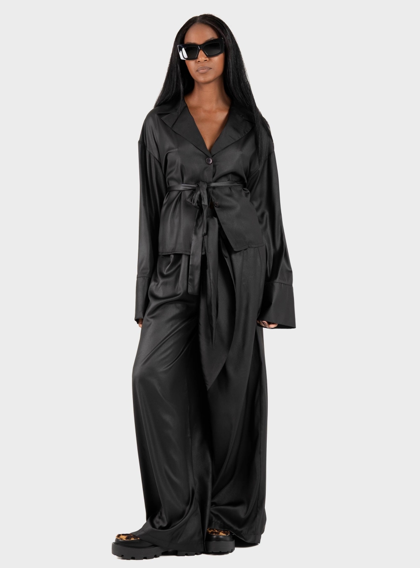 Black & Black  SHIRT - Black