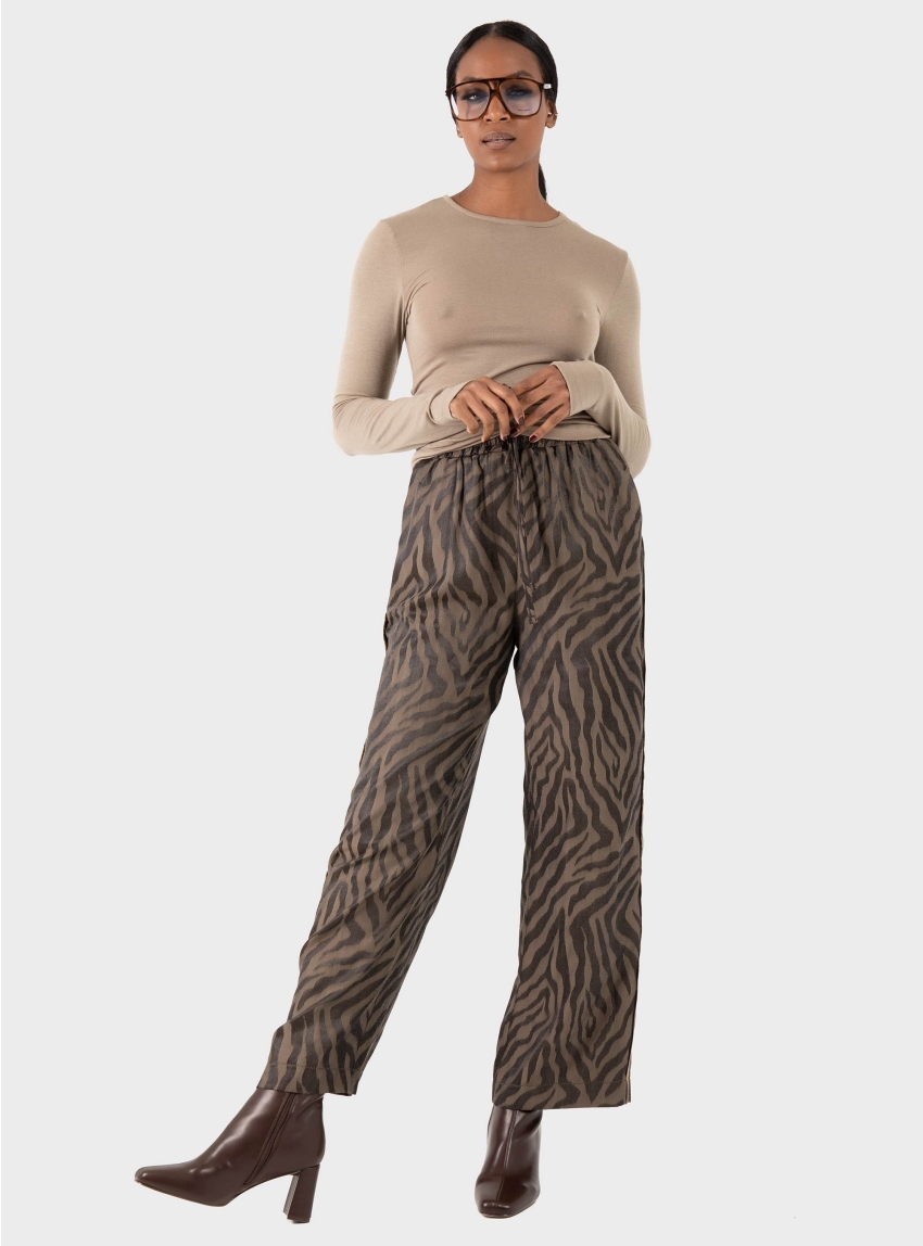 Black & Black  BLOUSE - Taupe