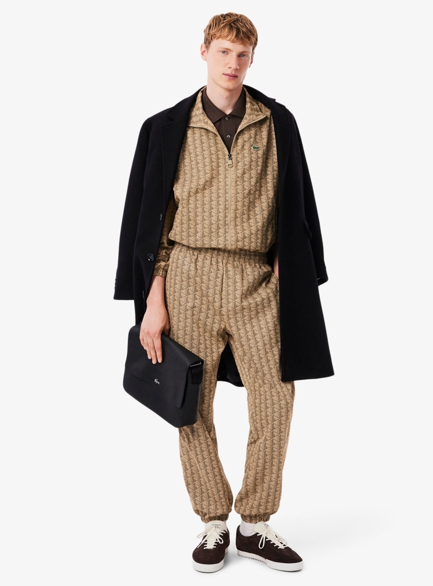 Lacoste Monogram Track Jacket - Beige