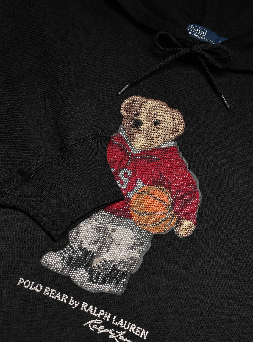 Polo Ralph Lauren Bear Hoodie - Black