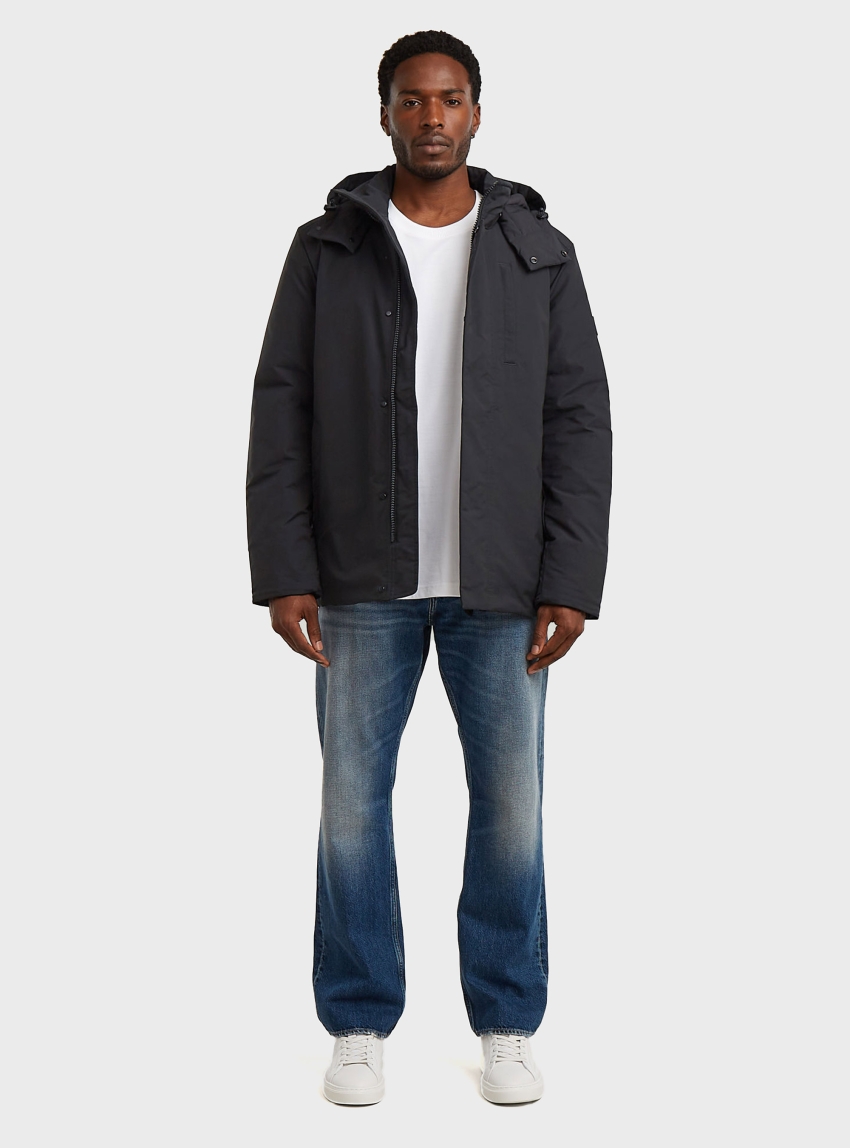 G-Star Clean Vodan Padded Hooded Jacket - Black