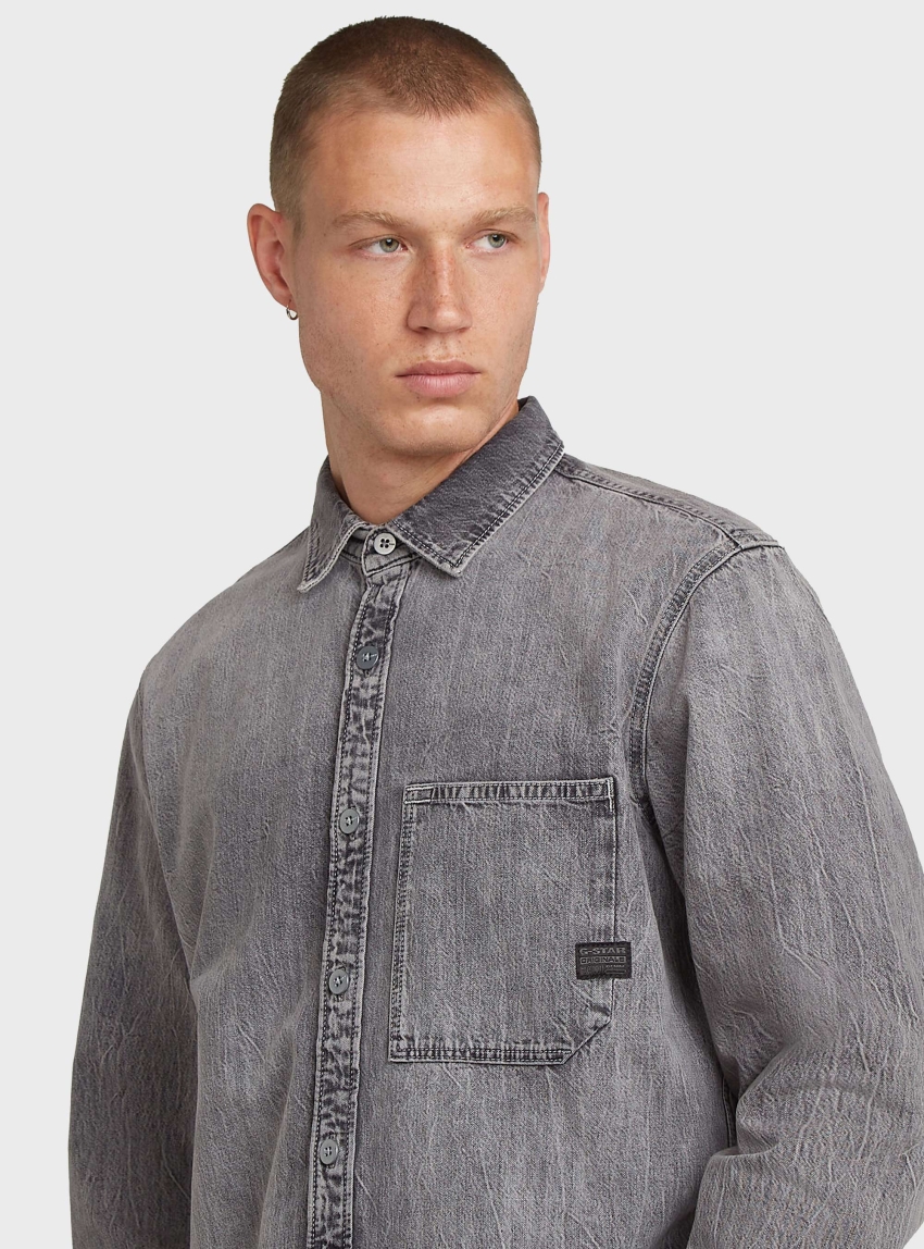 G-Star Regular 1-Pocket Shirt - Grey