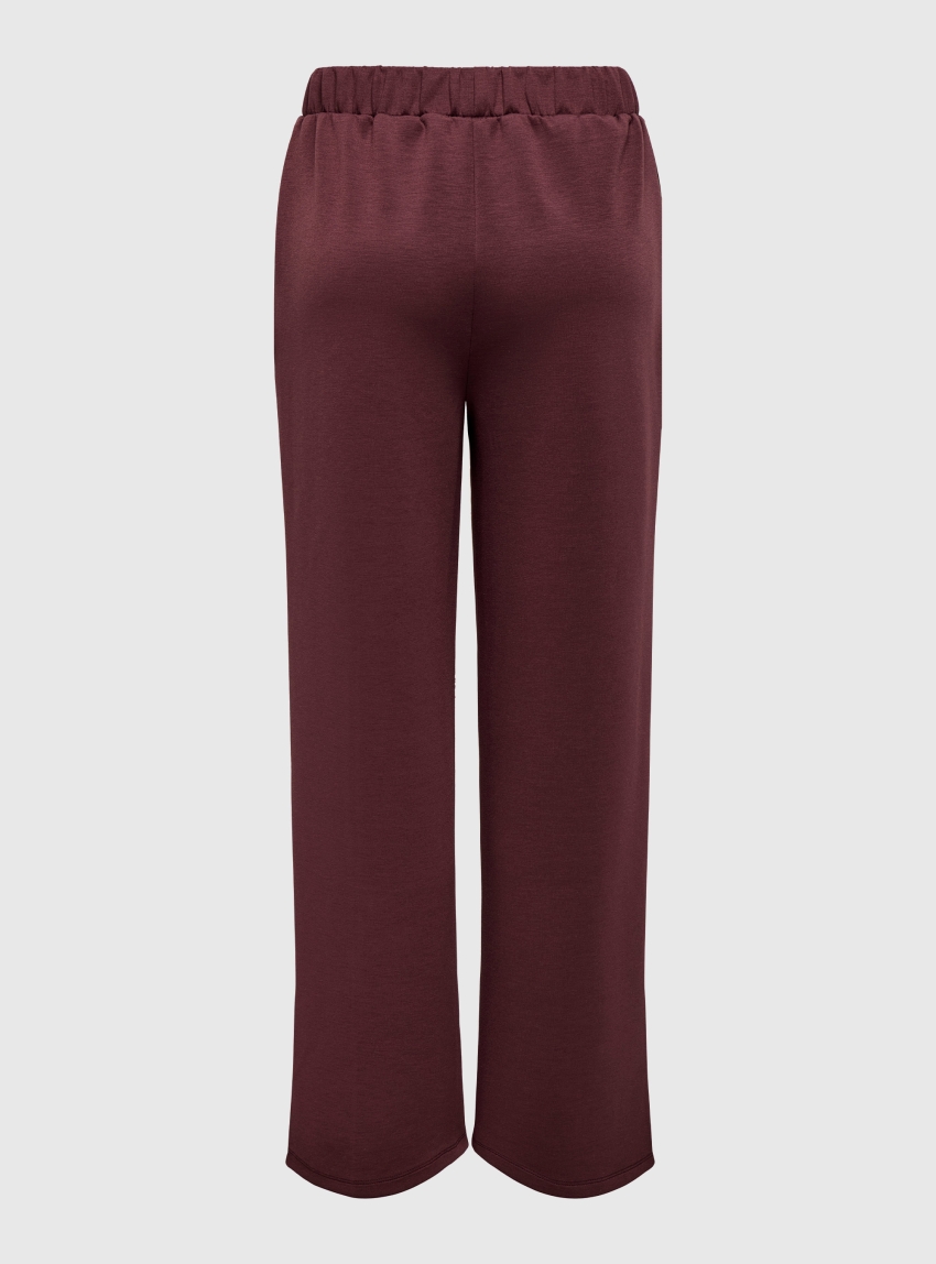 Only Alina Leo String Sweat Pants - Bordeaux