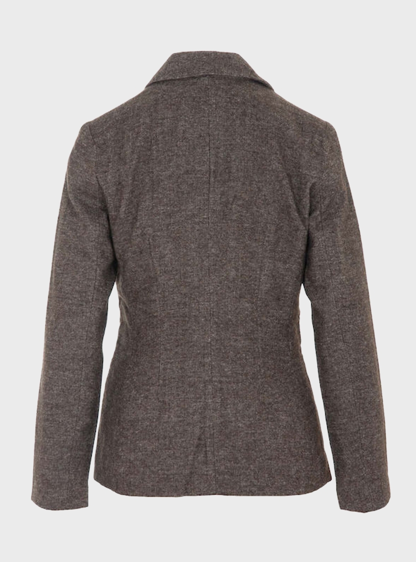 Only Bekka Wool Look Blazer - Brown