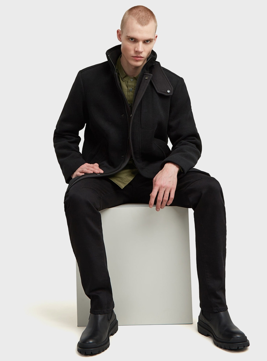 G-Star Garber Wool Trench - Black