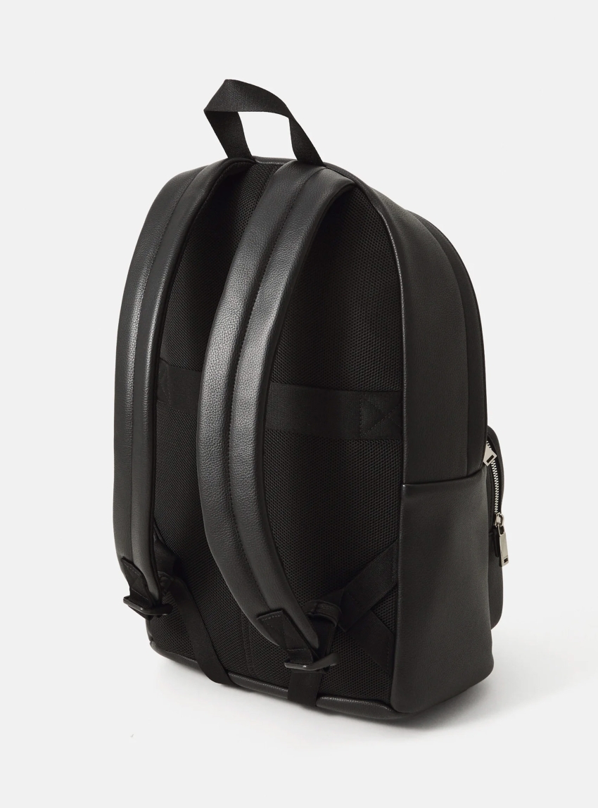 Calvin Klein Micro Pebble Round Backpack - Black