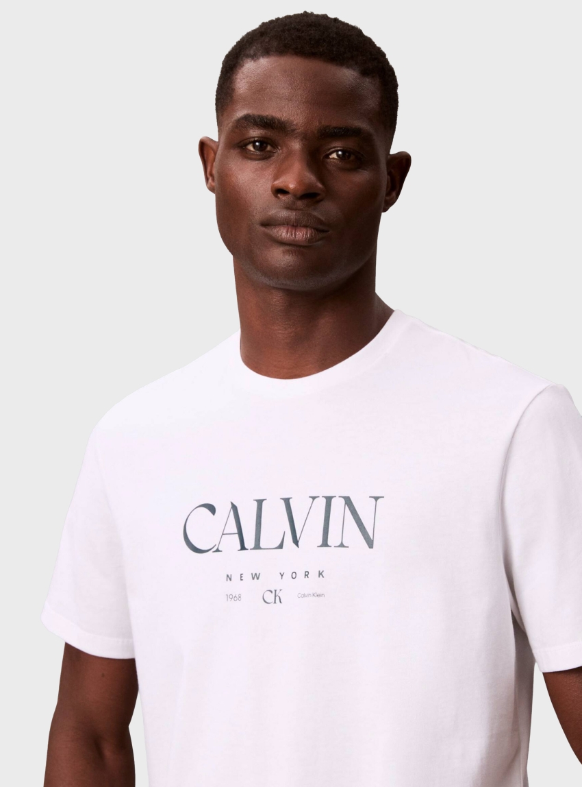 Calvin Klein GRAPHIC TEE - White